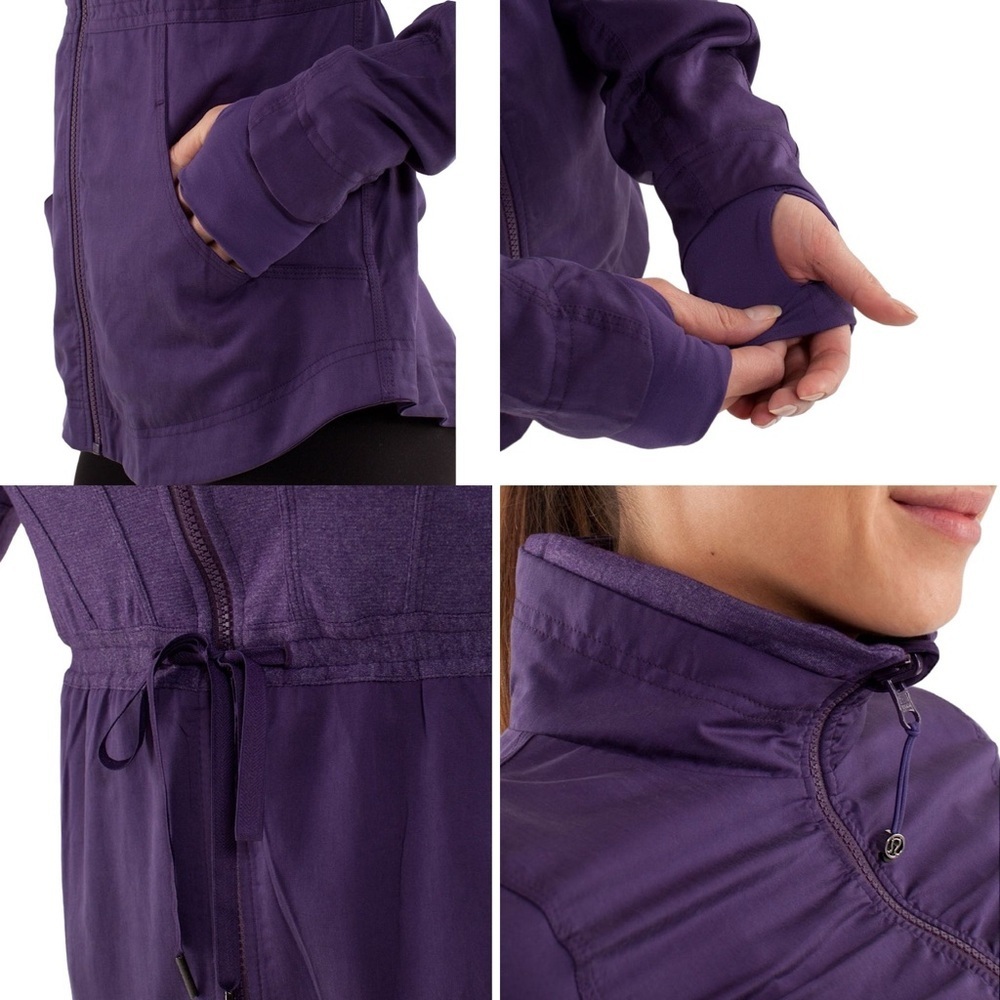 LULULEMON Inner Peace Reversible Jacket in Concord Grape - Picture 2 of 16